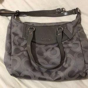 Light gray Coach bag!